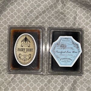 Fairy dust and Petrified ear Wax Melts black cherry